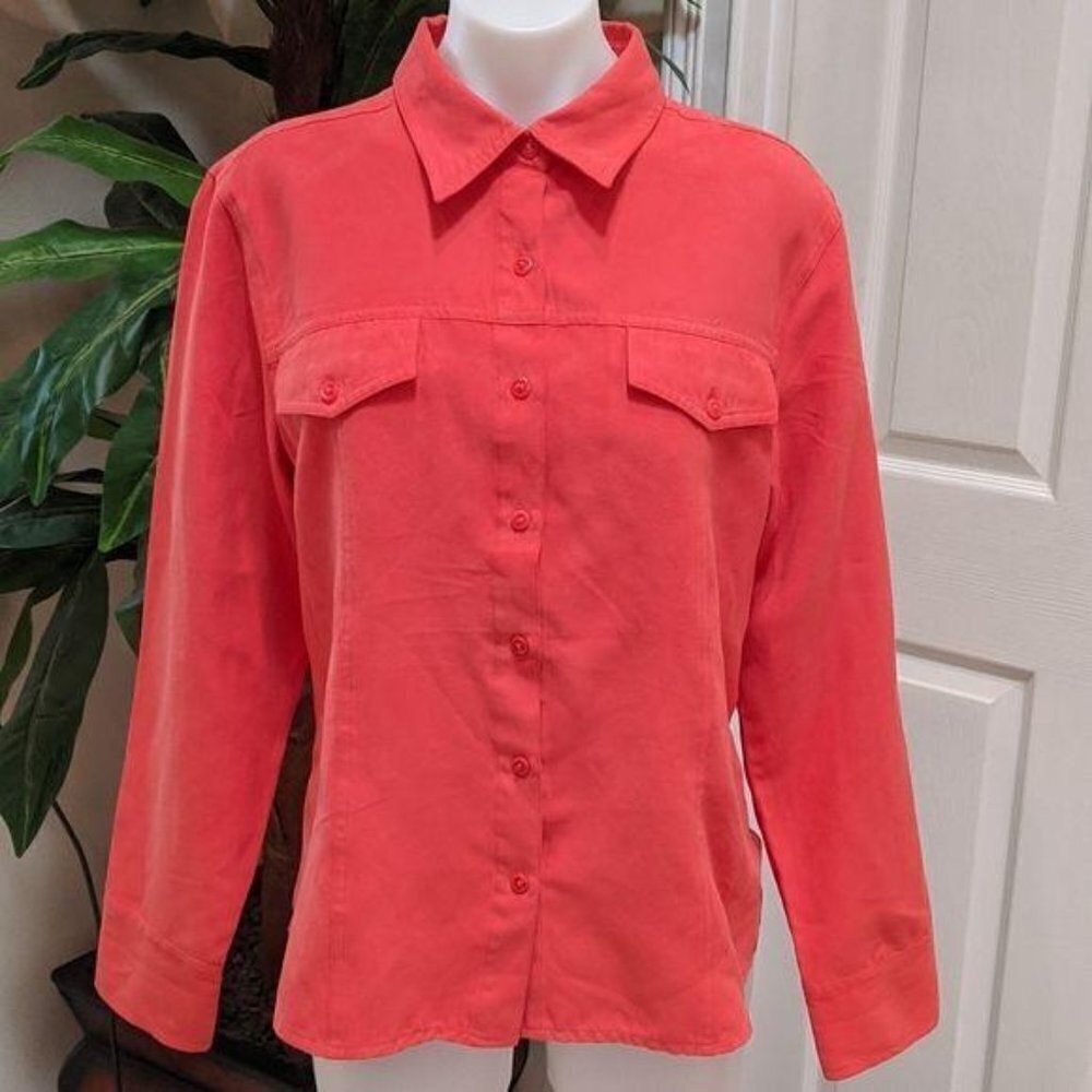 Fiorlini International Women's LS Button Size Lg